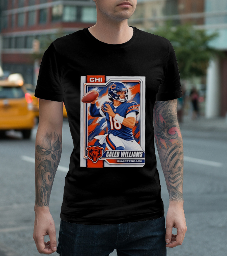 Caleb Williams Chicago Bears Quarterback CHI Football Fan T-Shirt