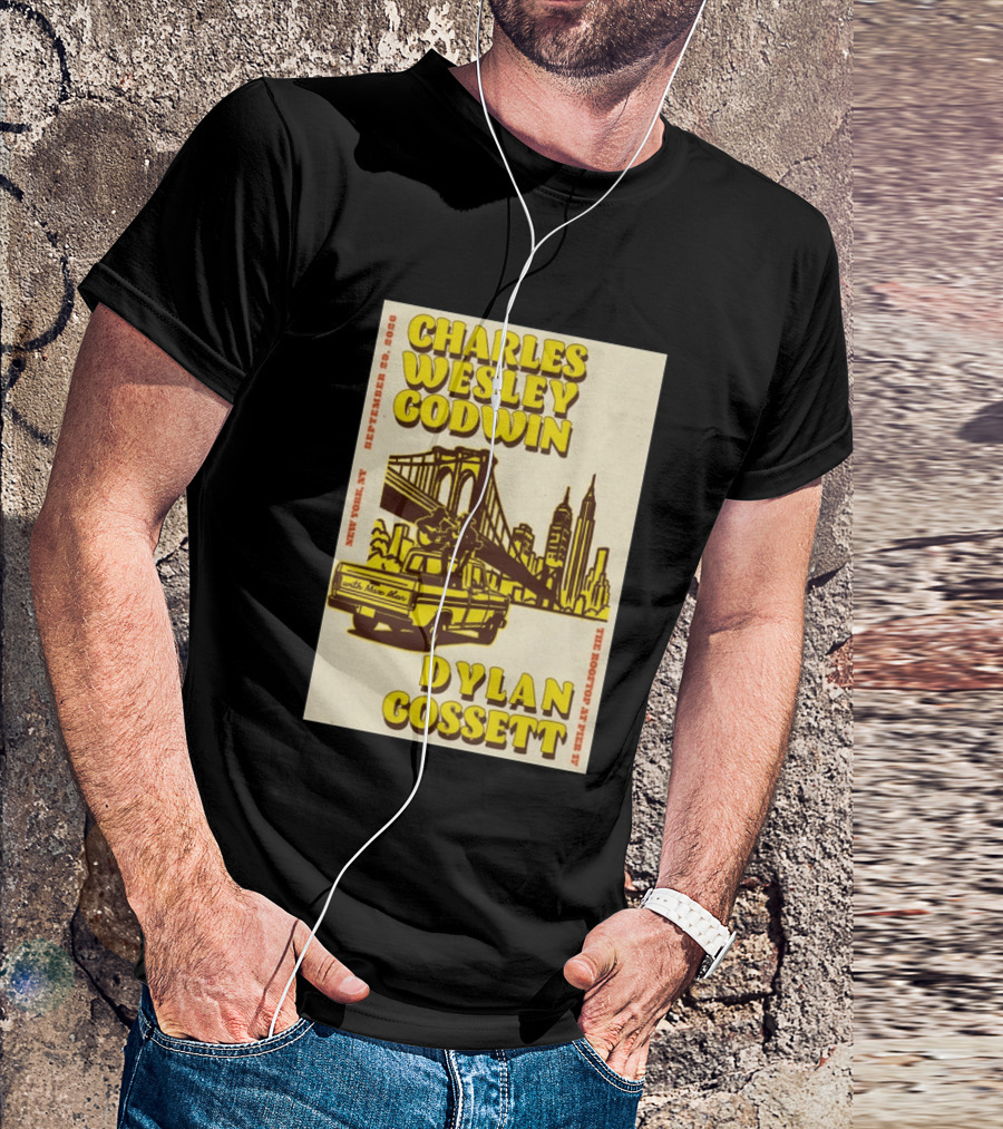 Charles Wesley Godwin Rooftop Pier 17 New York September 2026 Dylan Gossett T-Shirt
