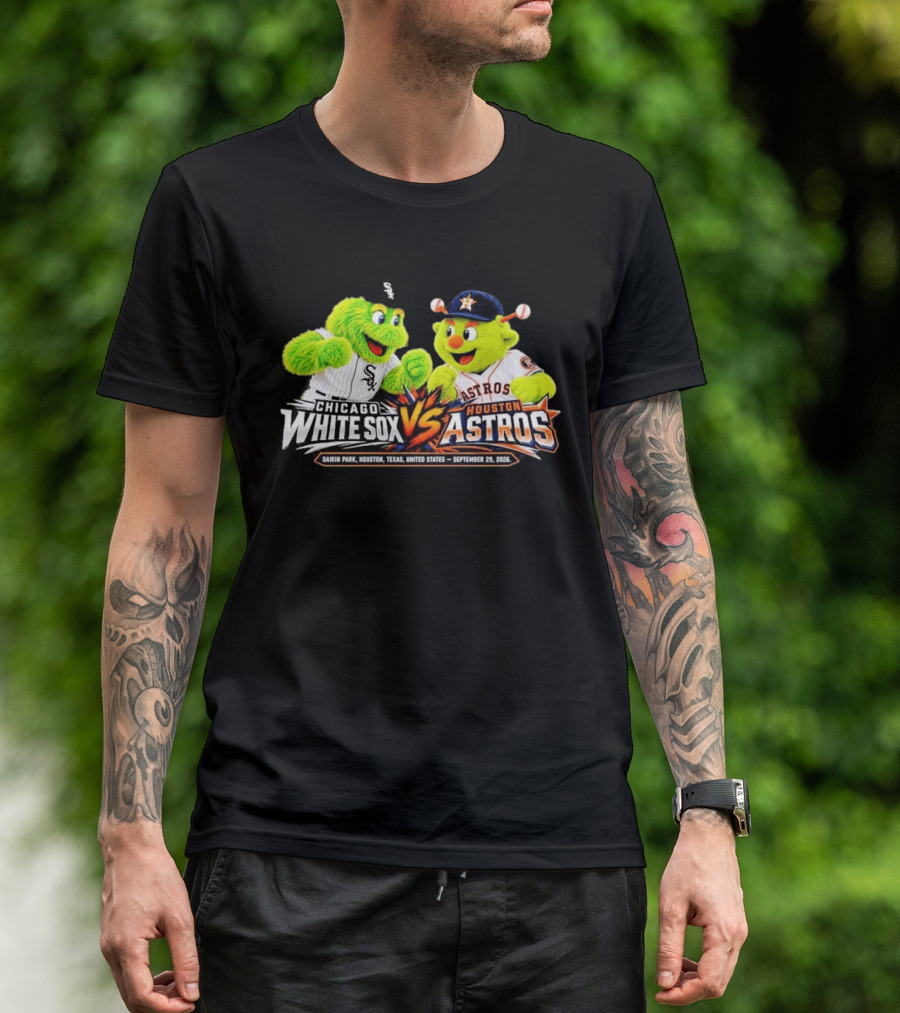 Chicago White Sox Vs Houston Astros MLB AL Wild Card Series Game 1 Daikin Park Houston Texas September 29 2026 T-Shirt