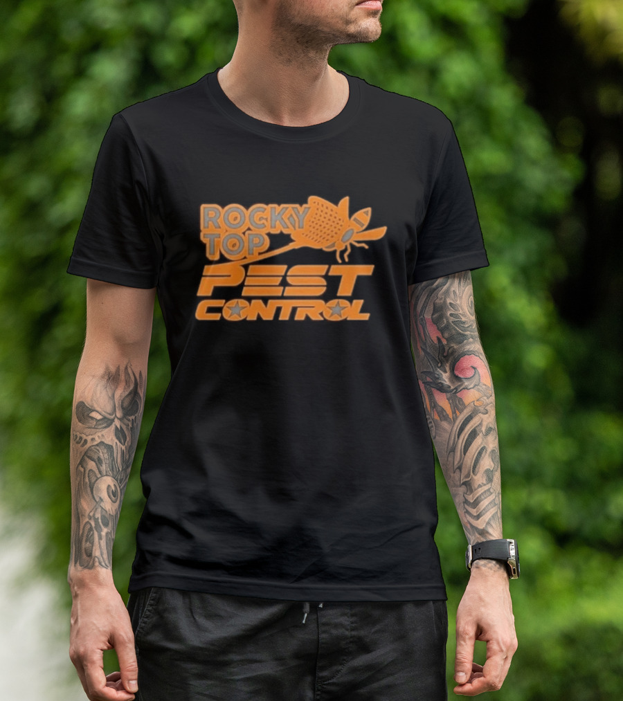 Rocky Top Pest Control Tennessee Defeated Georgia Tech Football T-Shirt