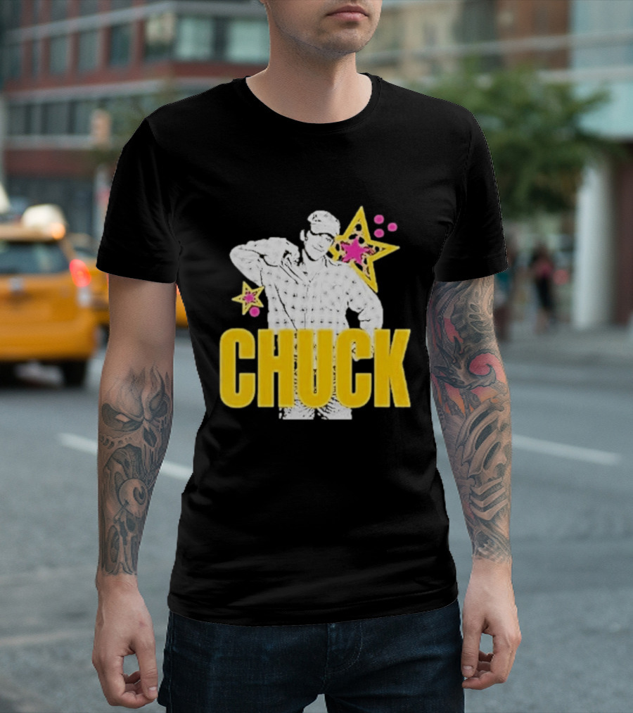 CHUCK Original Role Model Timely Hourglass Stars And Plaid T-Shirt