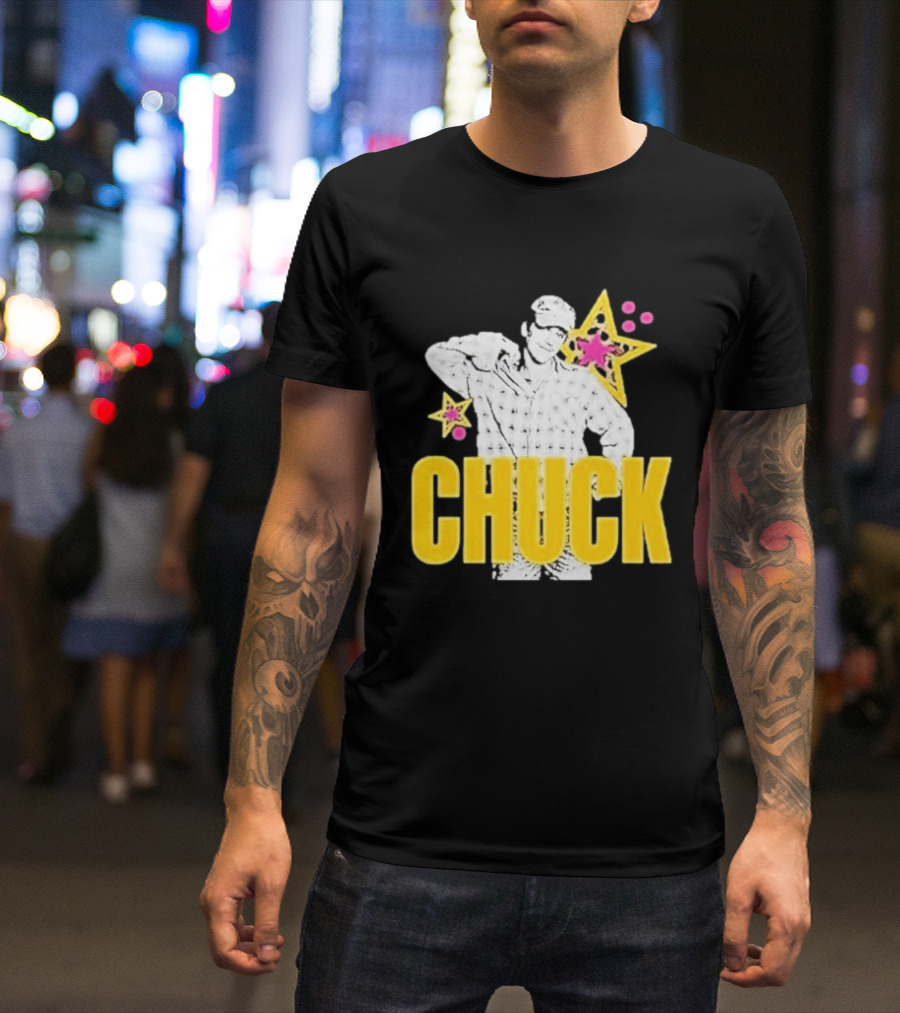 CHUCK Original Role Model Timely Hourglass Stars And Plaid T-Shirt