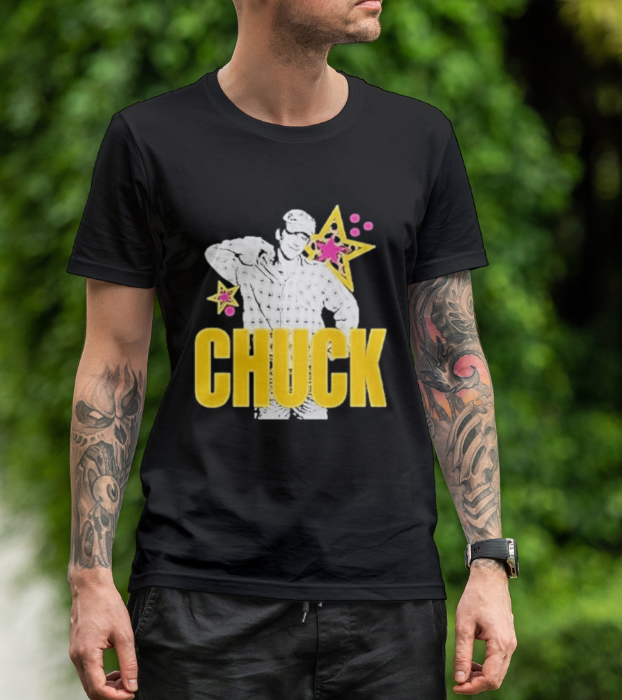 CHUCK Original Role Model Timely Hourglass Stars And Plaid T-Shirt