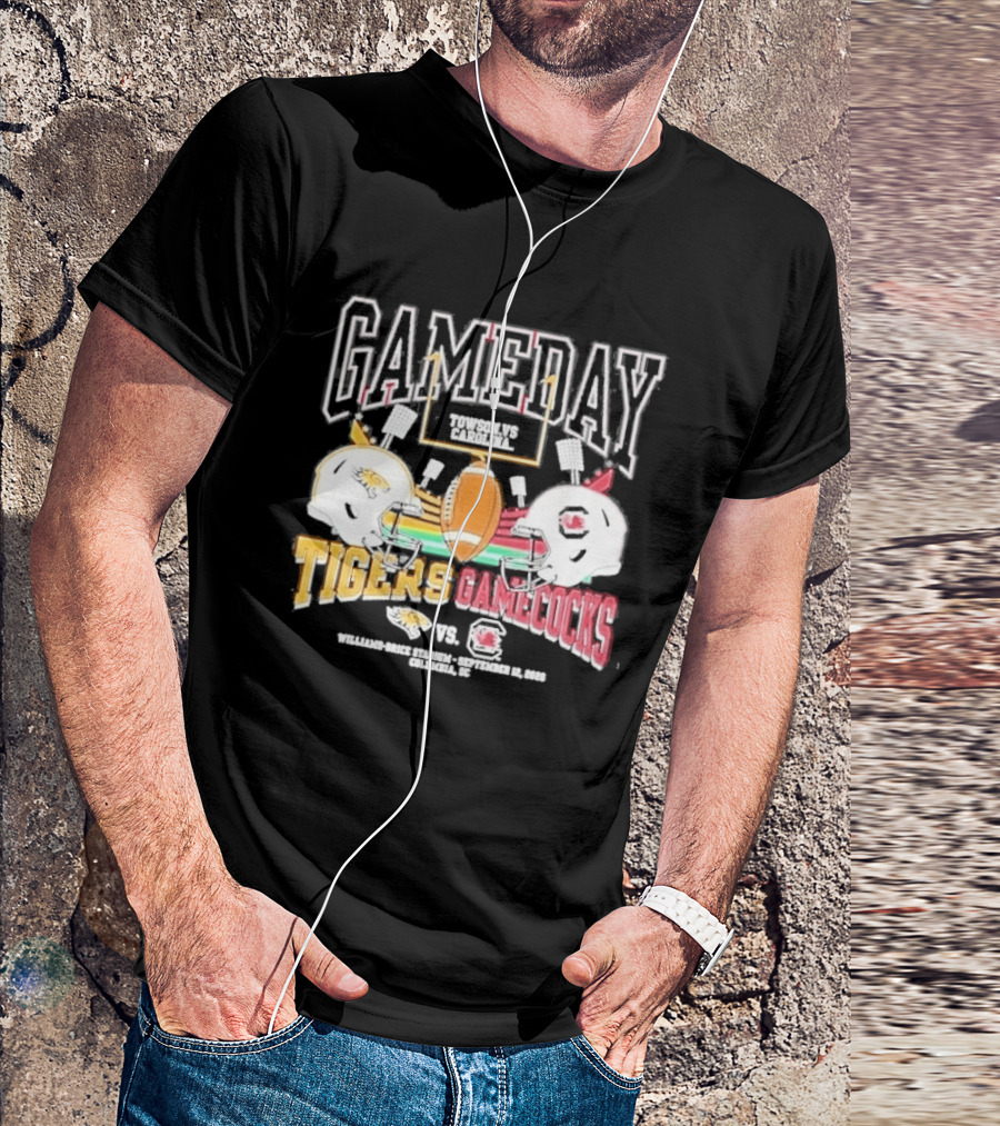 Gameday Towson Tigers Vs South Carolina Gamecocks Football September 12 2026 T-Shirt