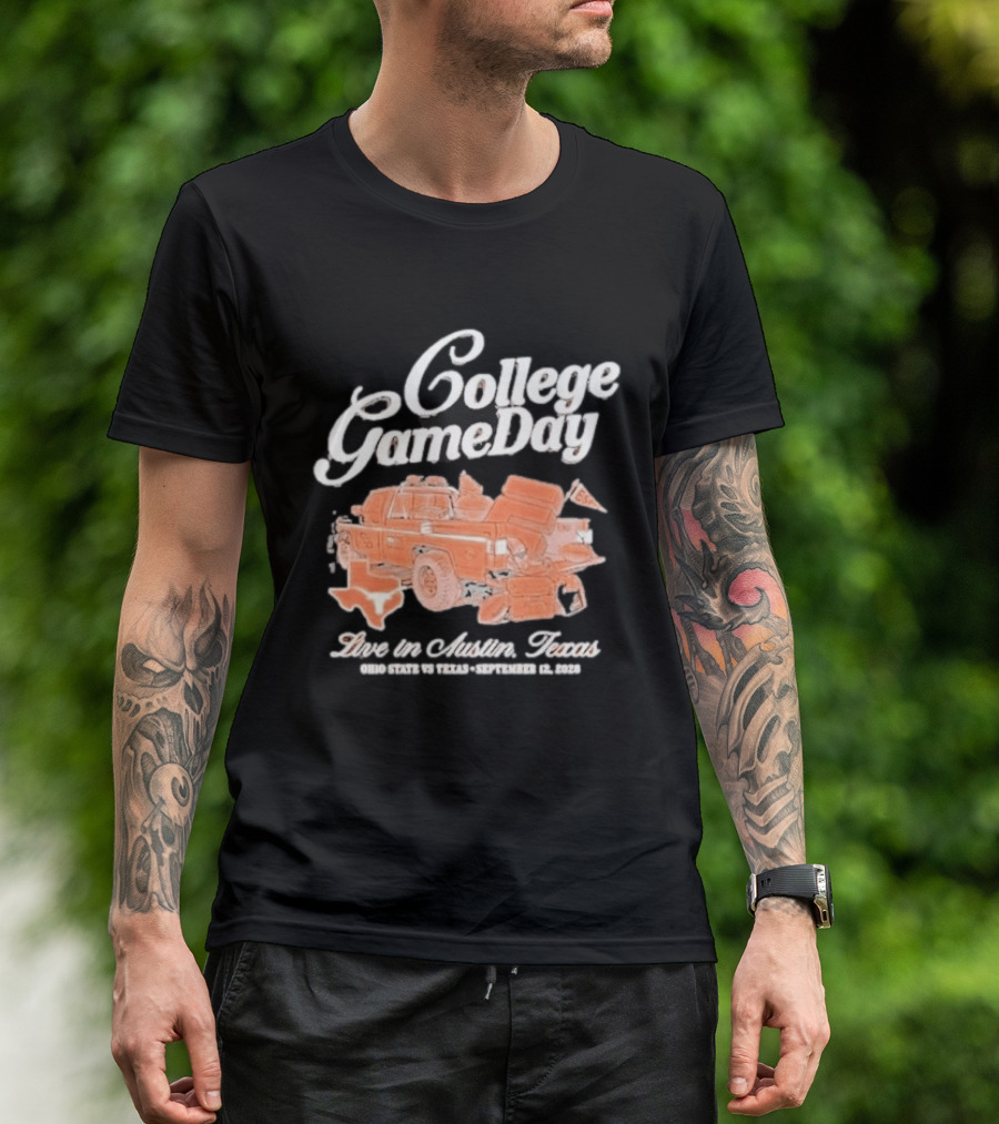 College Gameday Live In Austin Texas 2026 Texas Longhorns Tailgate Truck T-Shirt