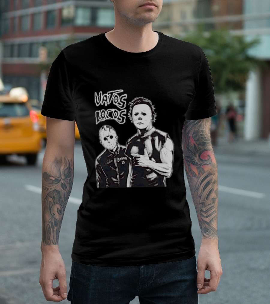 Vatos Locos Jason 13 Michael Myers Halloween 2026 T-Shirt