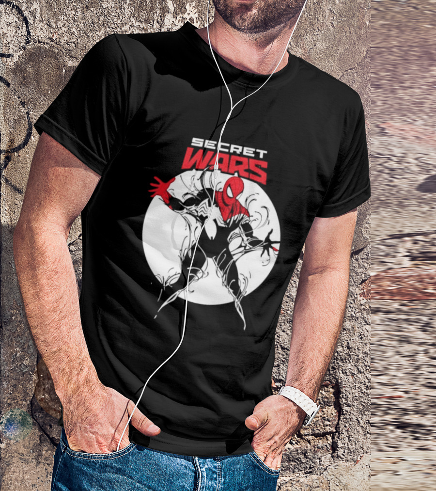 Secret Wars Spider Man Iconic Marvel T-Shirt