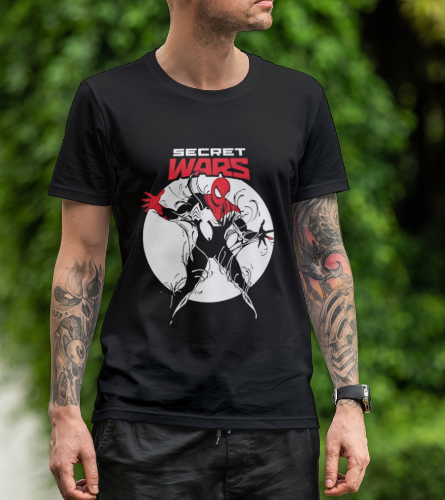 Secret Wars Spider Man Iconic Marvel T-Shirt
