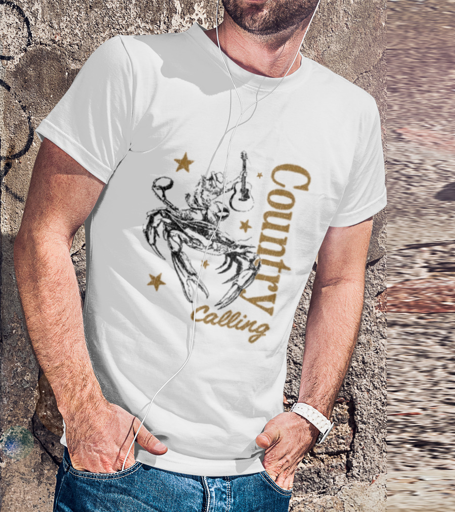 Country Calling Festival 2026 Ocean City Maryland Crab Cowboy Stars T-Shirt