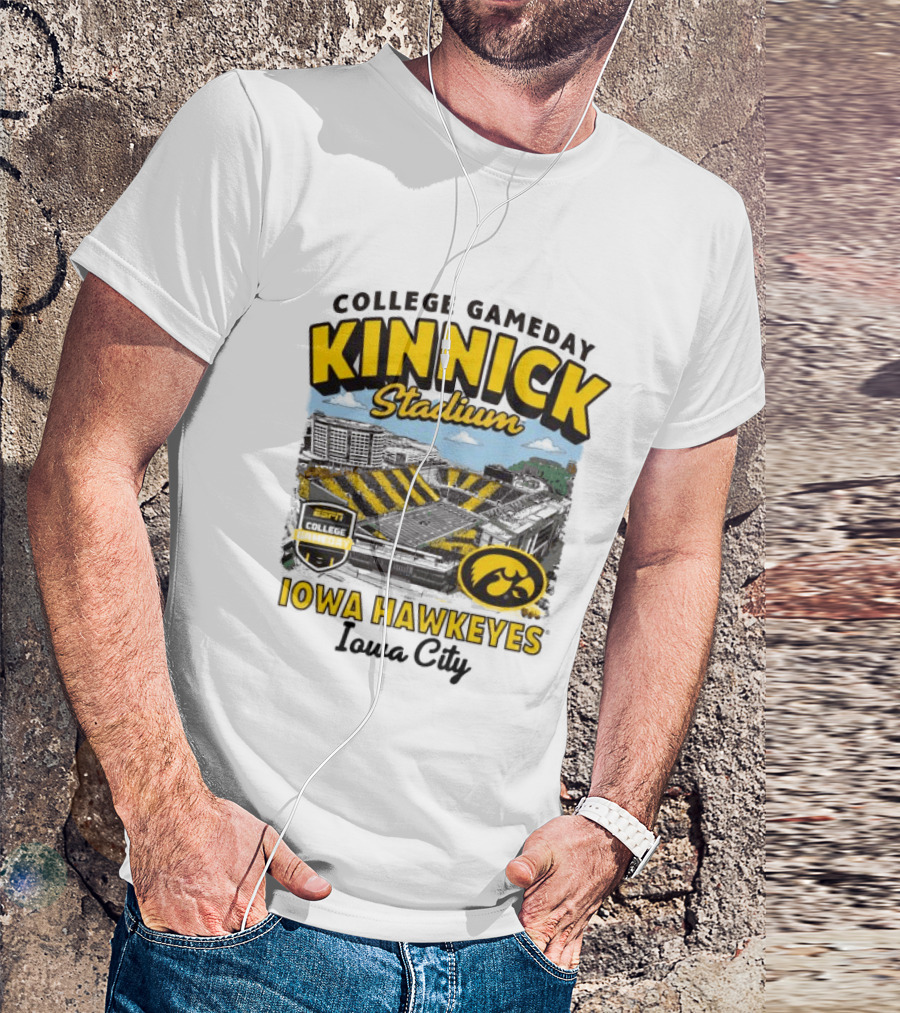 College Gameday Kinnick Stadium Iowa Hawkeyes Iowa City T-Shirt