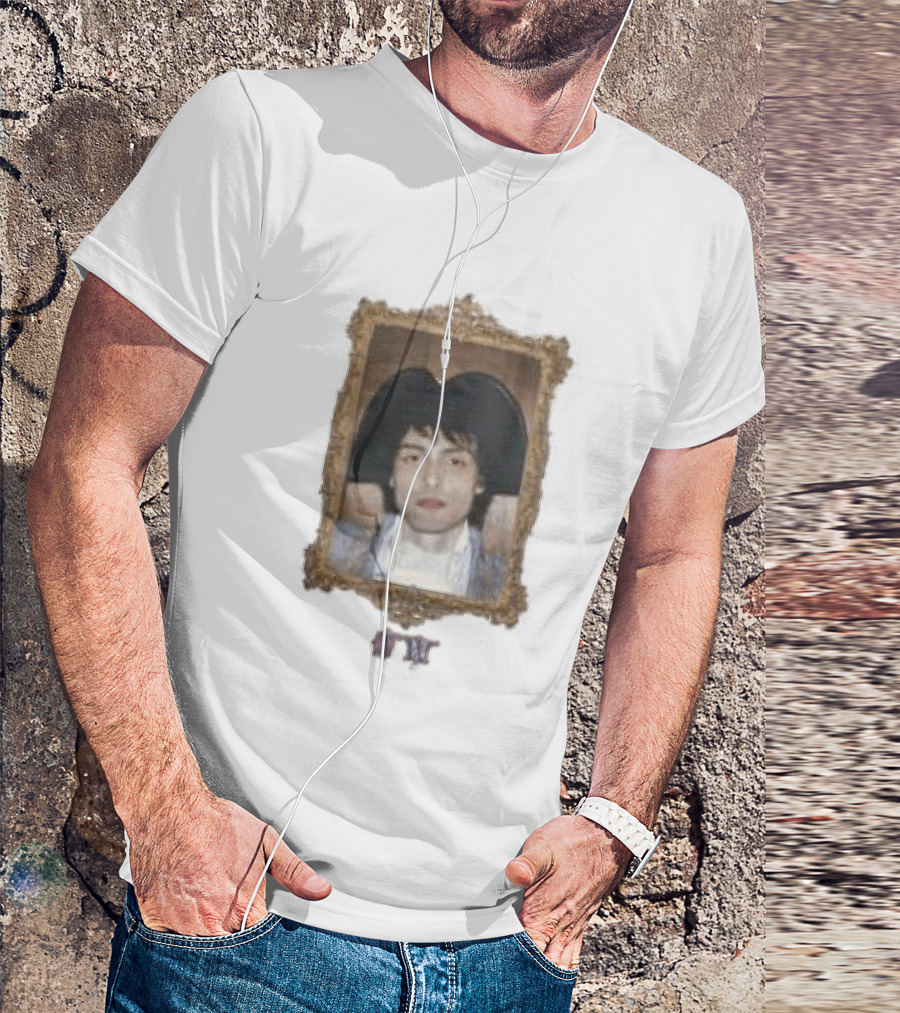 Finn Wolfhard Common Side Effects Tour Longsleeve Portrait In Ornate Frame T-Shirt