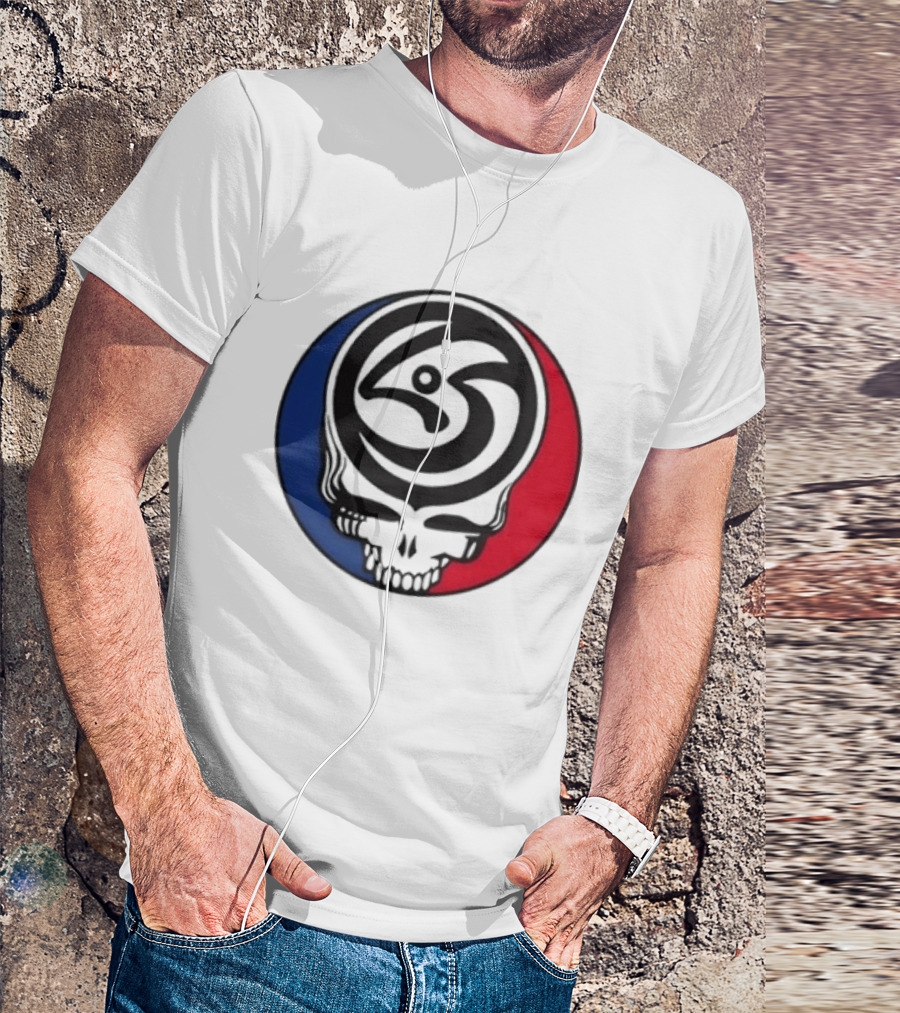 Leftover Salmon Grateful Dead Steal Your Face Salmon Garcia's Chicago March 6 8 2026 T-Shirt