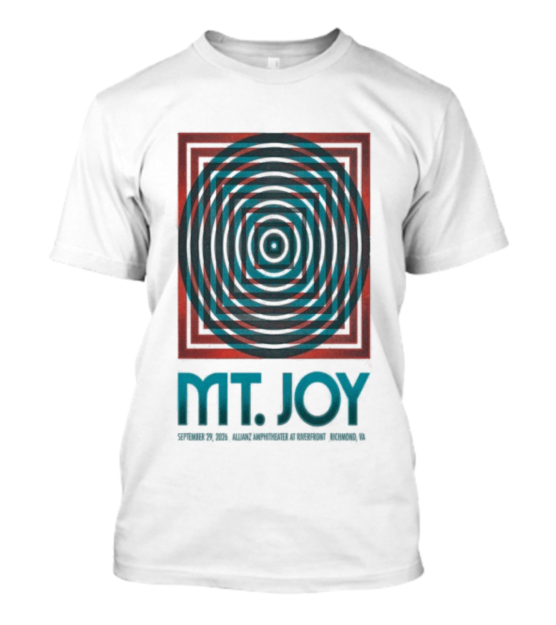 MT. Joy Richmond VA Sept 29 2026 Tour Spiral T-Shirt
