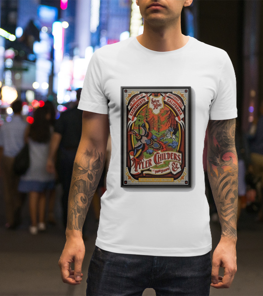 Tyler Childers Sacramento Concert September 30 2026 With Sipe Hunt Food Stamps Special Guests Wednesday T-Shirt