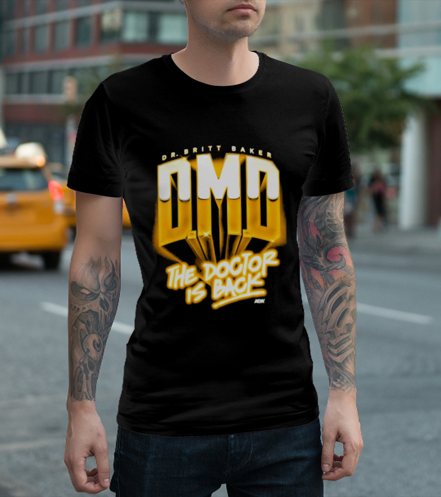 Dr Britt Baker DMD The Doctor Is Back AEW Wrestling T-Shirt