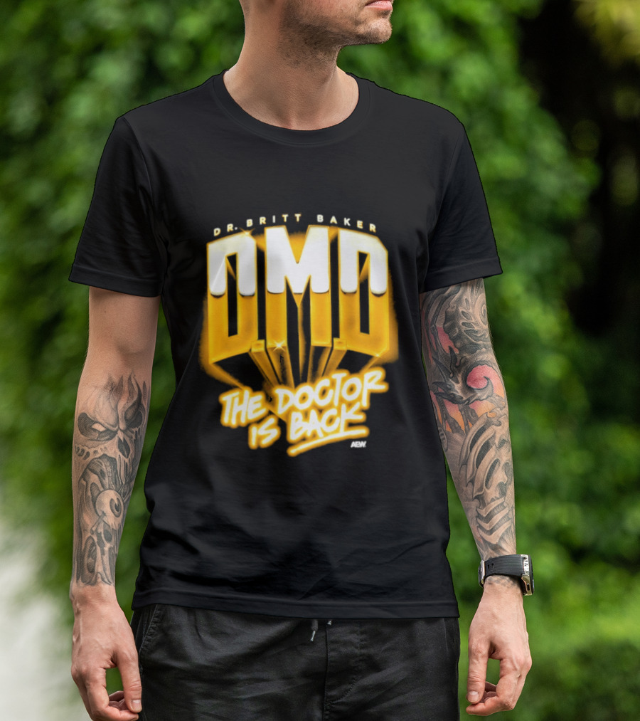 Dr Britt Baker DMD The Doctor Is Back AEW Wrestling T-Shirt