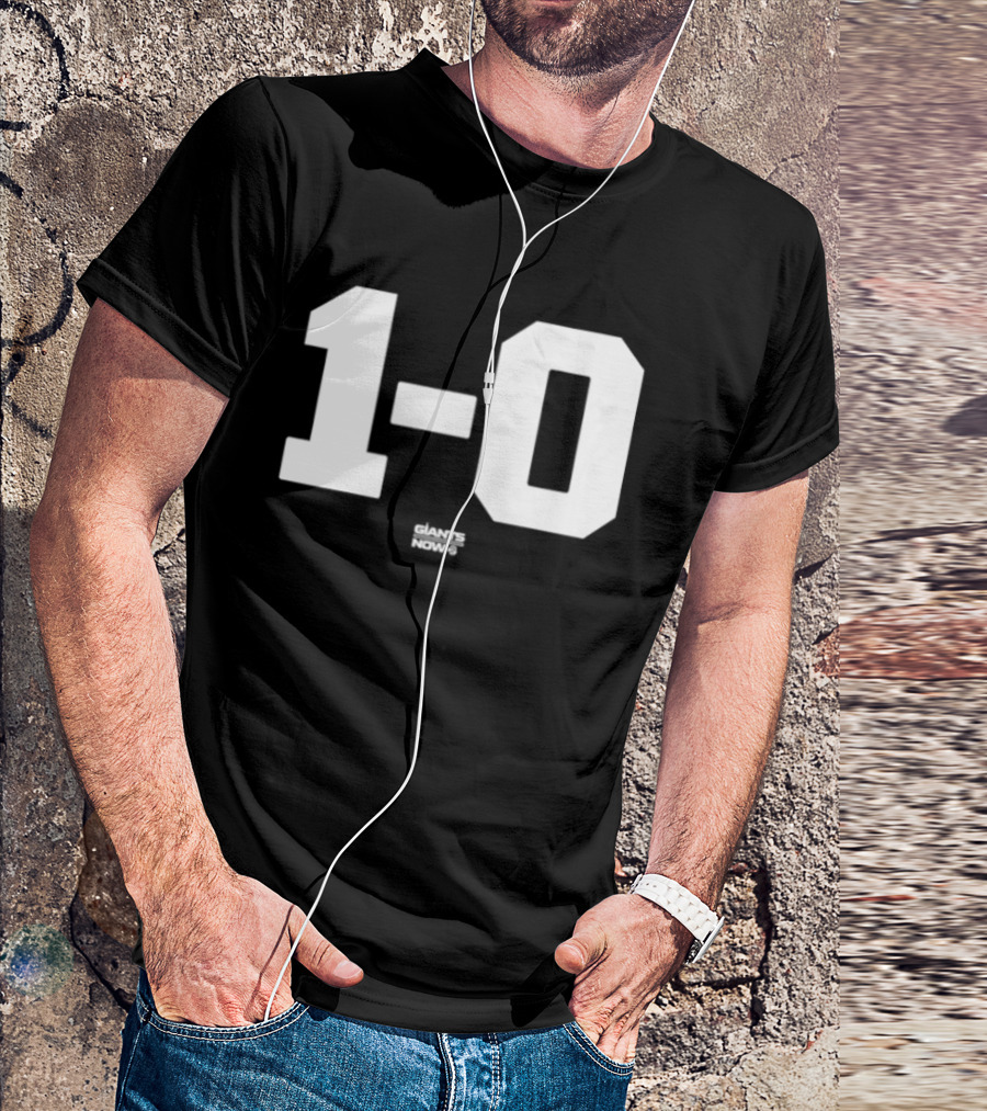 1 0 Score New York Giants John Harbaugh T-Shirt