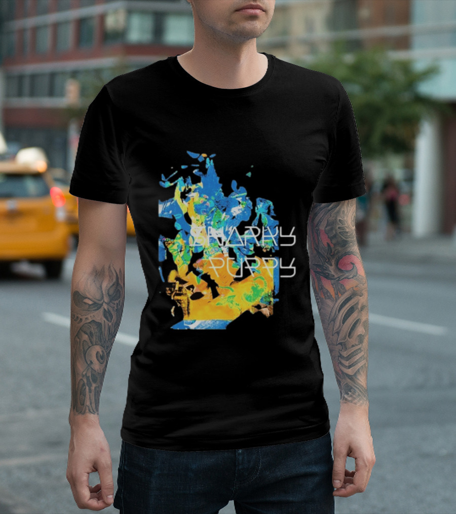 Snarky Puppy Somni Album Abstract Colorful T-Shirt