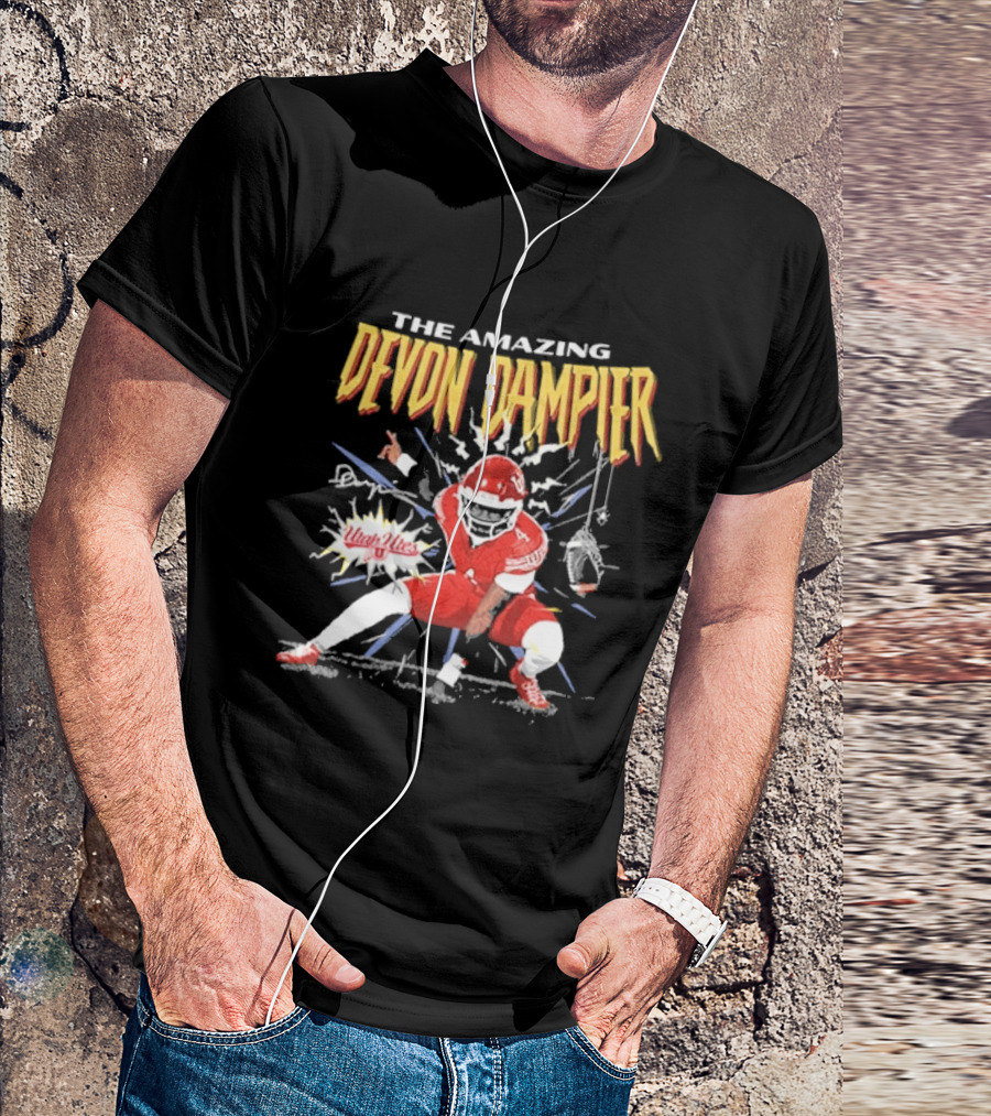 The Amazing Devon Dampier Utah Utes Football T-Shirt