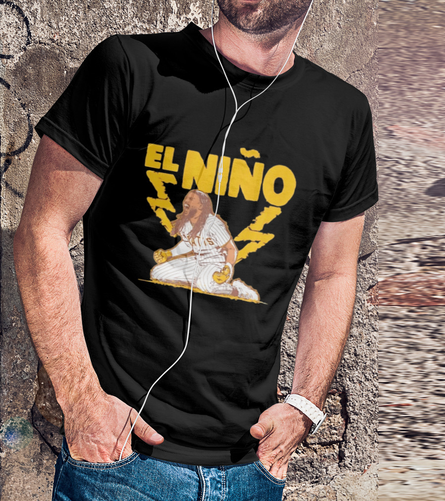 Fernando Tatis Jr El Niño San Diego Padres Stole Home Lightning T-Shirt