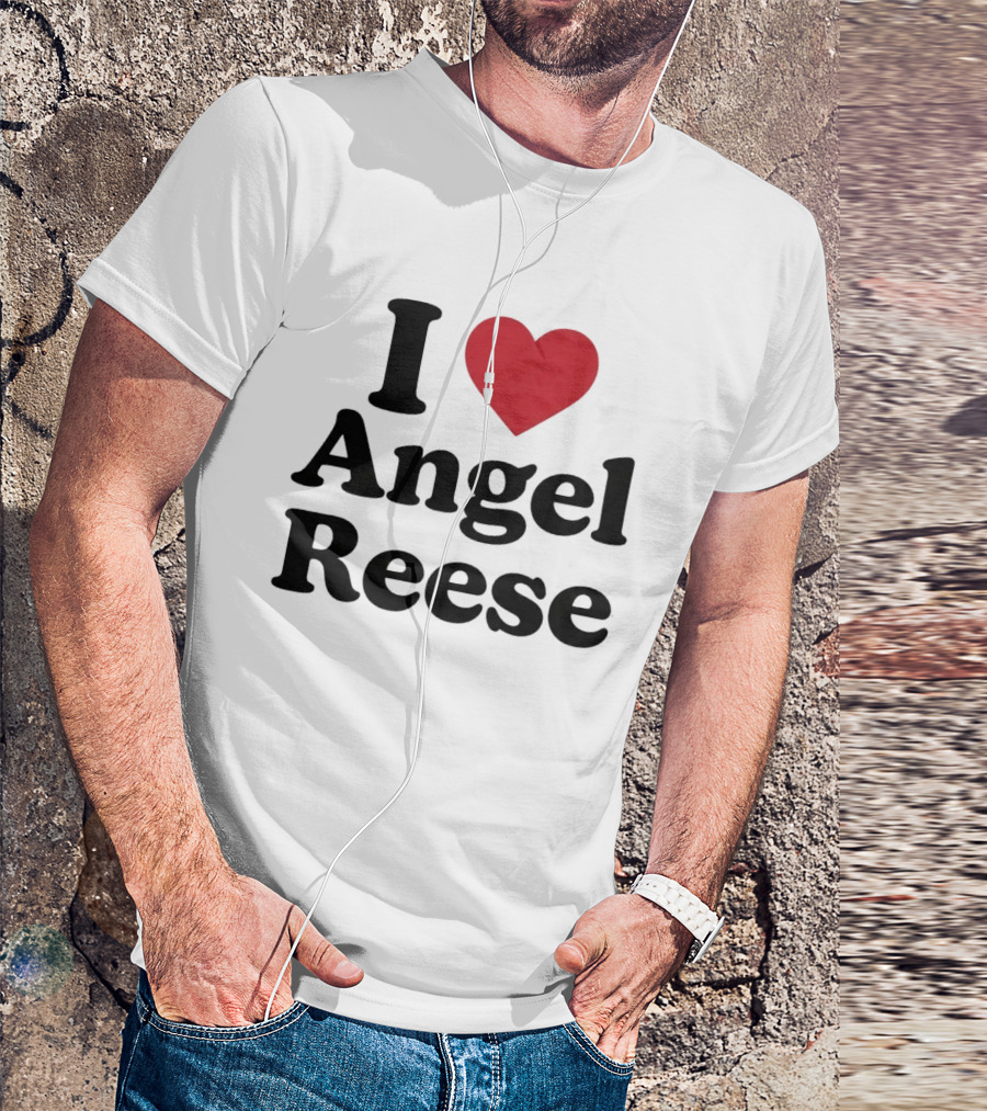 I Heart Angel Reese 2026 Fan Appreciation T-Shirt