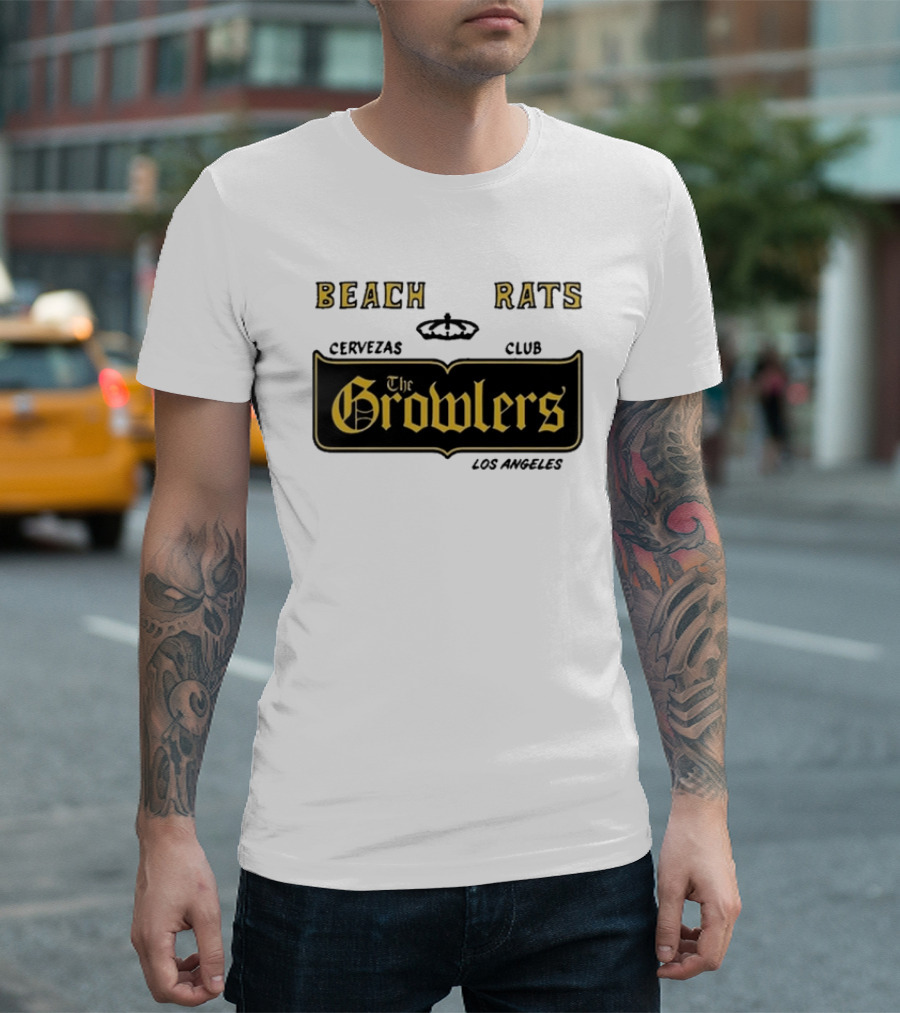 Beach Rats Cervezas Club The Growlers Los Angeles 2026 T-Shirt