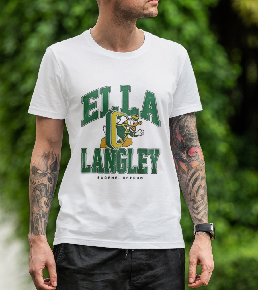 Ella Langley Oregon Ducks Eugene Collaboration T-Shirt