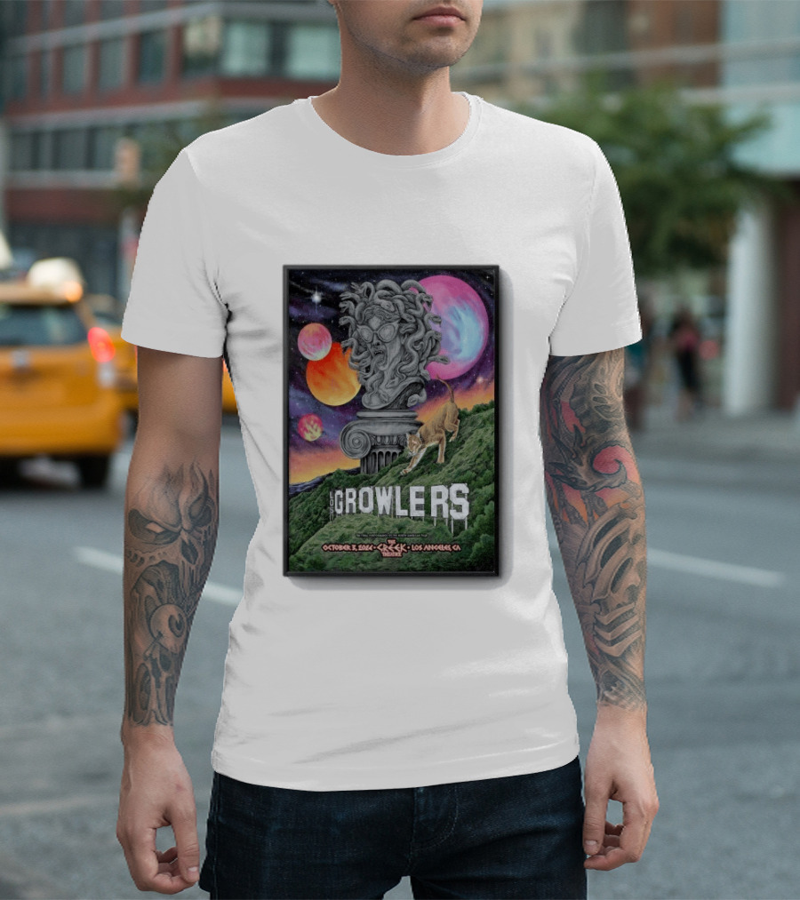 Los Growlers October 3 2026 Los Angeles Cosmic Event T-Shirt