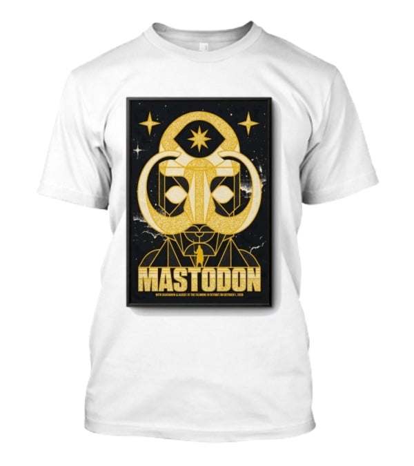 Mastodon The Fillmore Detroit Oct 1 2026 With Deafheaven And Khemmis T-Shirt