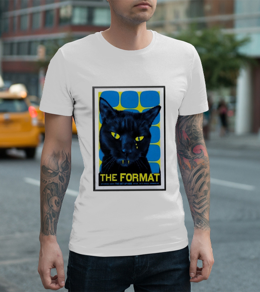 The Format With The Get Up Kids Cat's Cradle Carrboro NC 2026 Tour T-Shirt