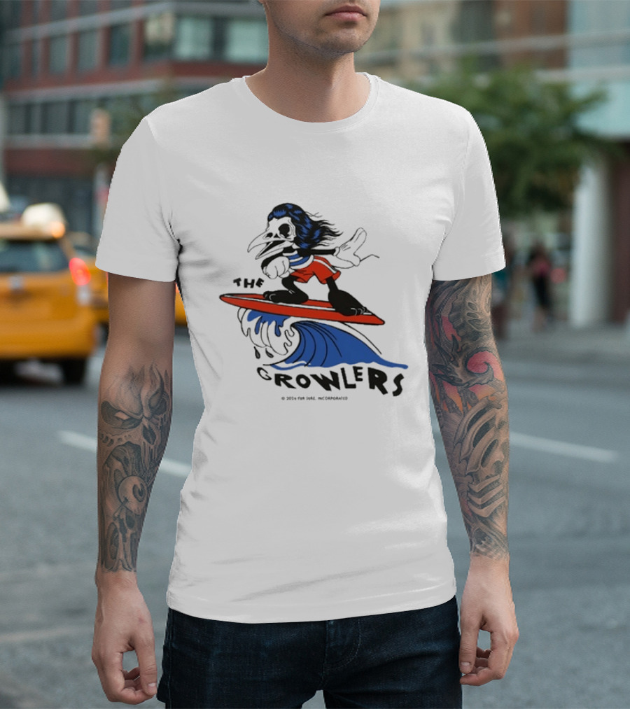 The Growlers Surfing Bird Character 2026 Tour Exclusive T-Shirt