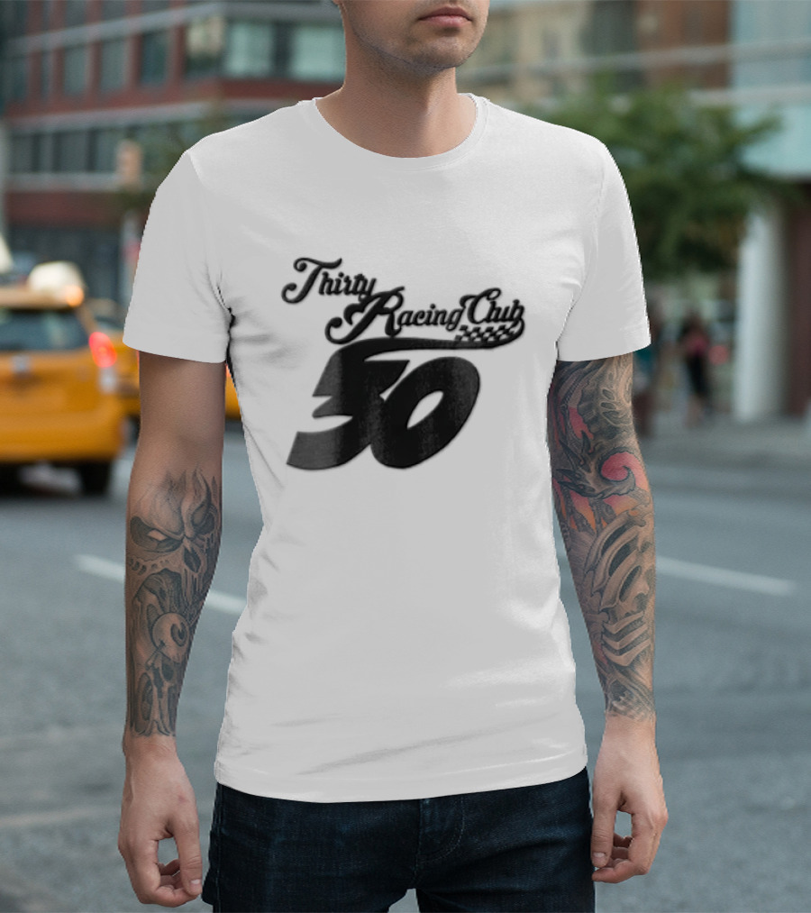 Thirty Racing Club 30 Script T-Shirt