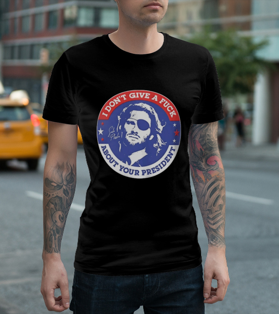 Escape From New York Snake Plissken I Don't Give A Fuck About Your President T-Shirt