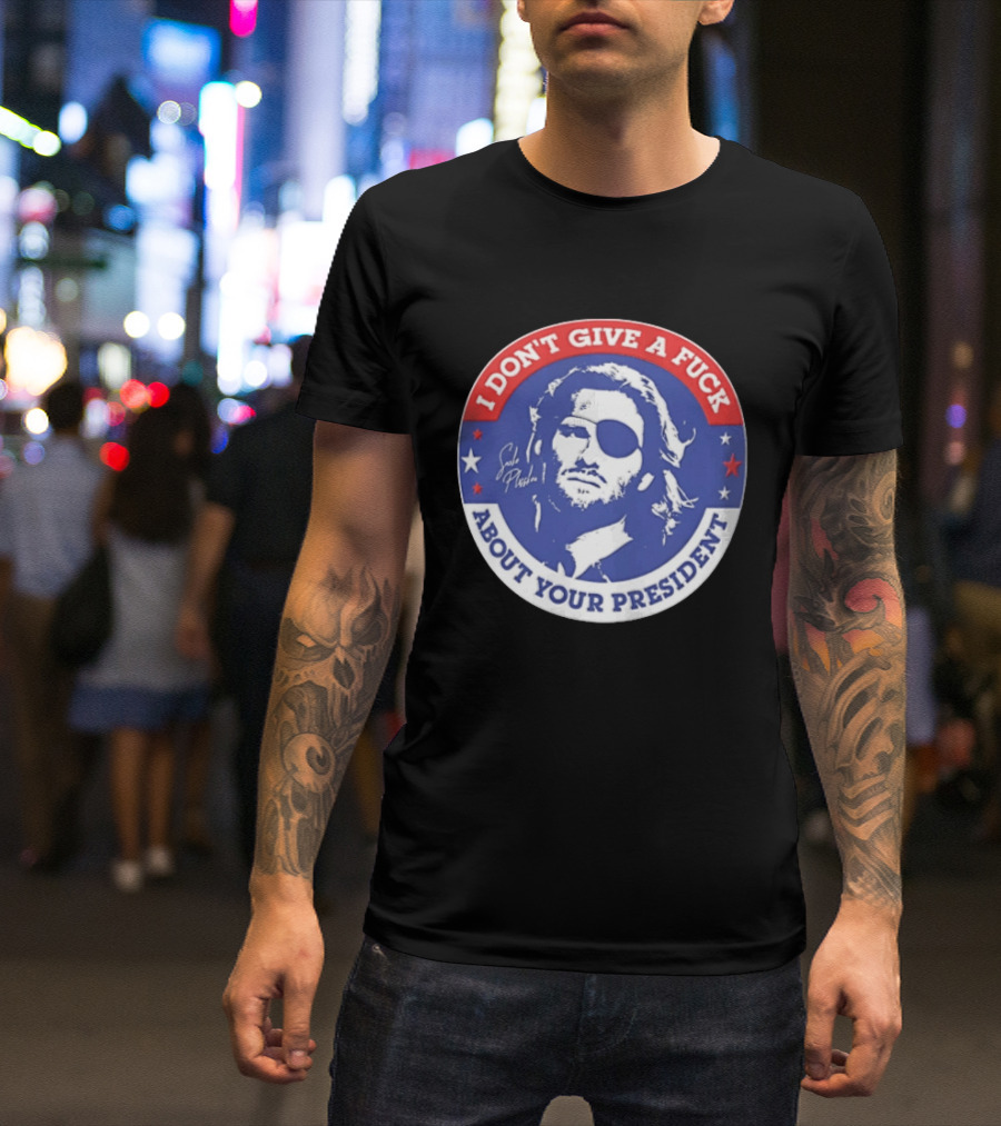 Escape From New York Snake Plissken I Don't Give A Fuck About Your President T-Shirt