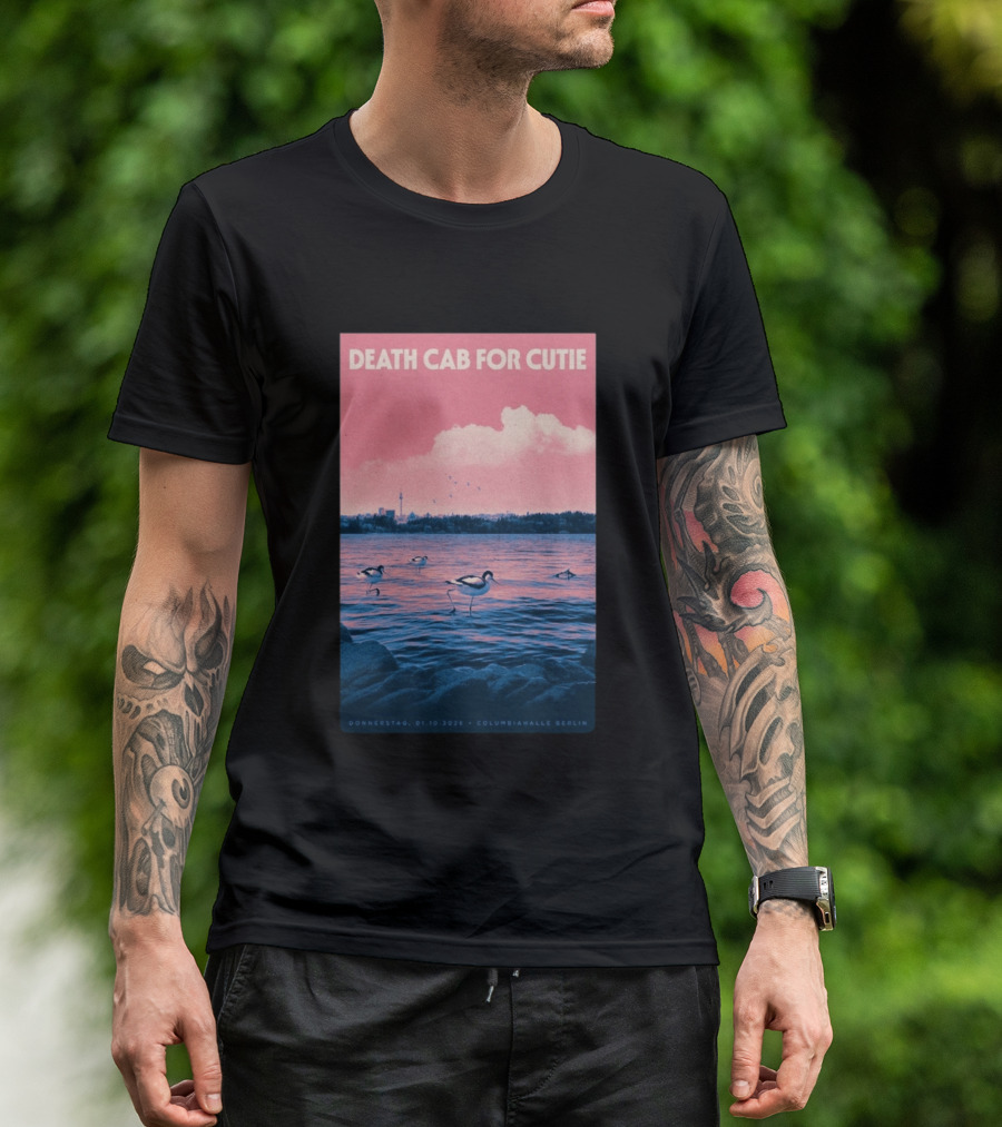 Death Cab For Cutie Columbiahalle Berlin Concert 2026 Donnerstag 01.10 Exclusive T-Shirt