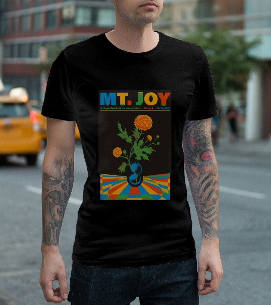 MT. JOY Huntington Bank Pavilion Northerly Island Chicago IL Oct 3 2026 Limited Edition T-Shirt