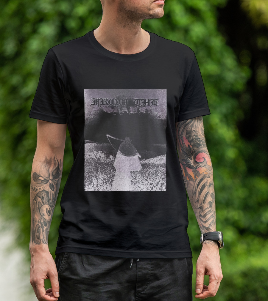 Farmer's Daughter Store From The Grave Longsleeve Gothic Reaper Scene T-Shirt