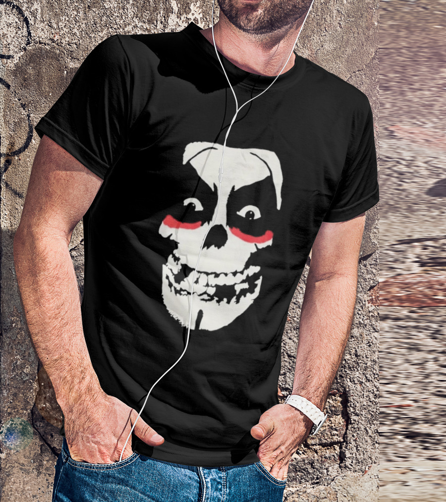 Original Misfits Skull With Danhausen Red Makeup Mechanics 2026 T-Shirt
