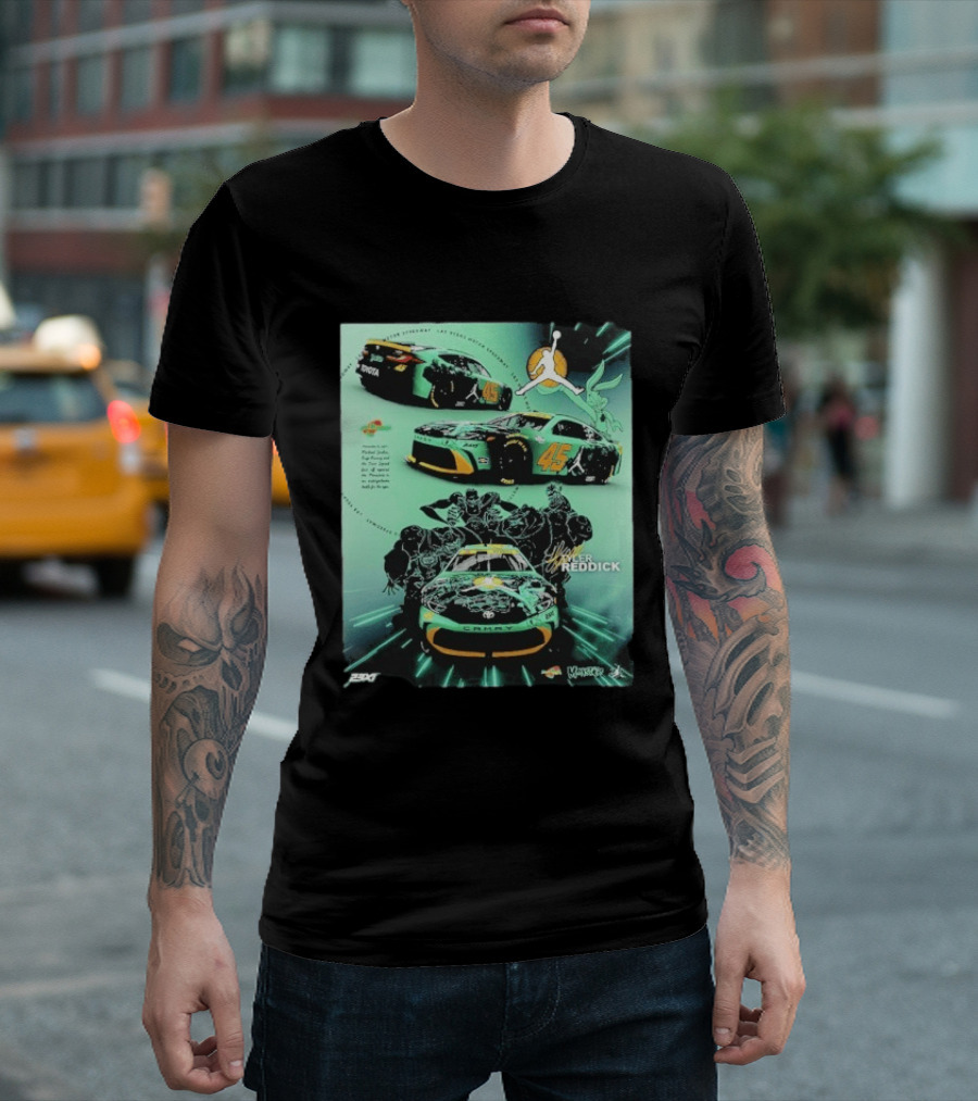Tyler Reddick 45 Camry Jordan Monstars Las Vegas Racing T-Shirt