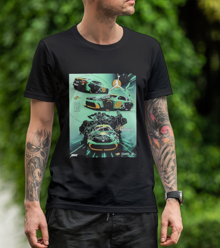 Tyler Reddick 45 Camry Jordan Monstars Las Vegas Racing T-Shirt