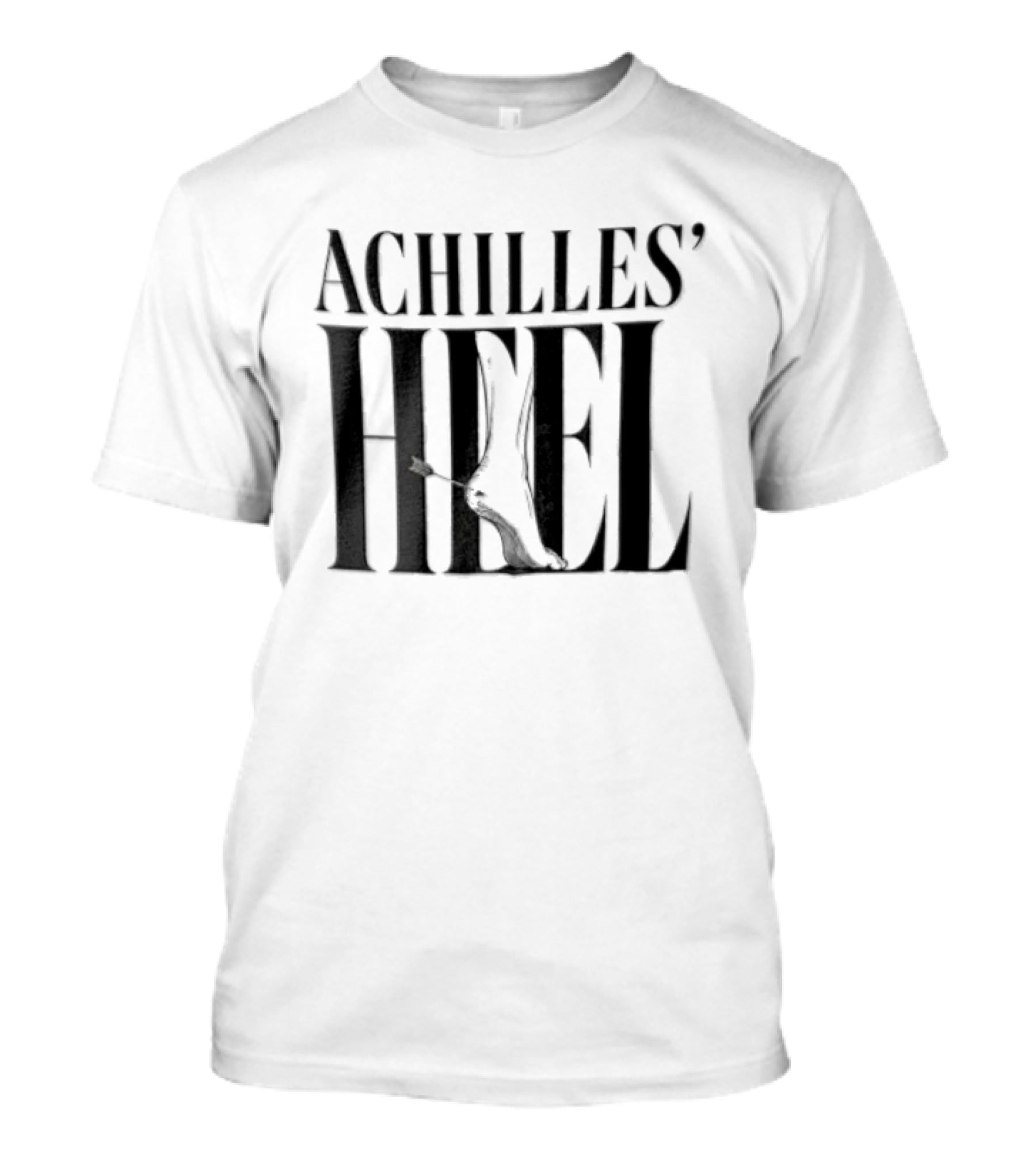 Achilles' Heel Human Foot Pierced By Arrow T-Shirt