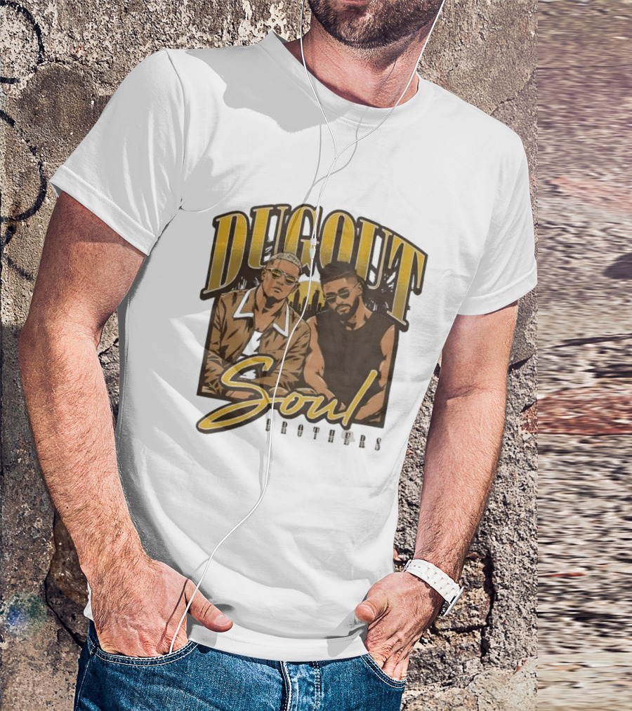 Dugout Soul Brothers Fernando Tatis Jr Manny Machado San Diego Padres T-Shirt