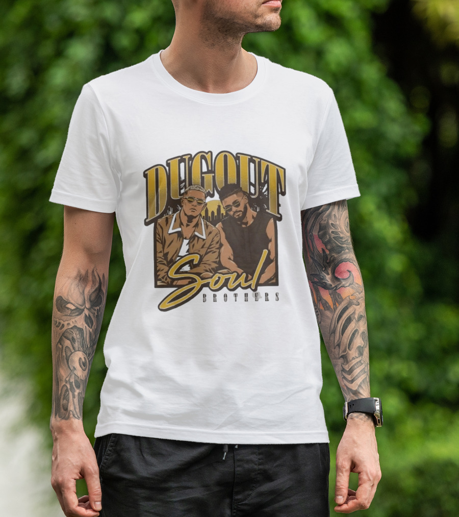 Dugout Soul Brothers Fernando Tatis Jr Manny Machado San Diego Padres T-Shirt