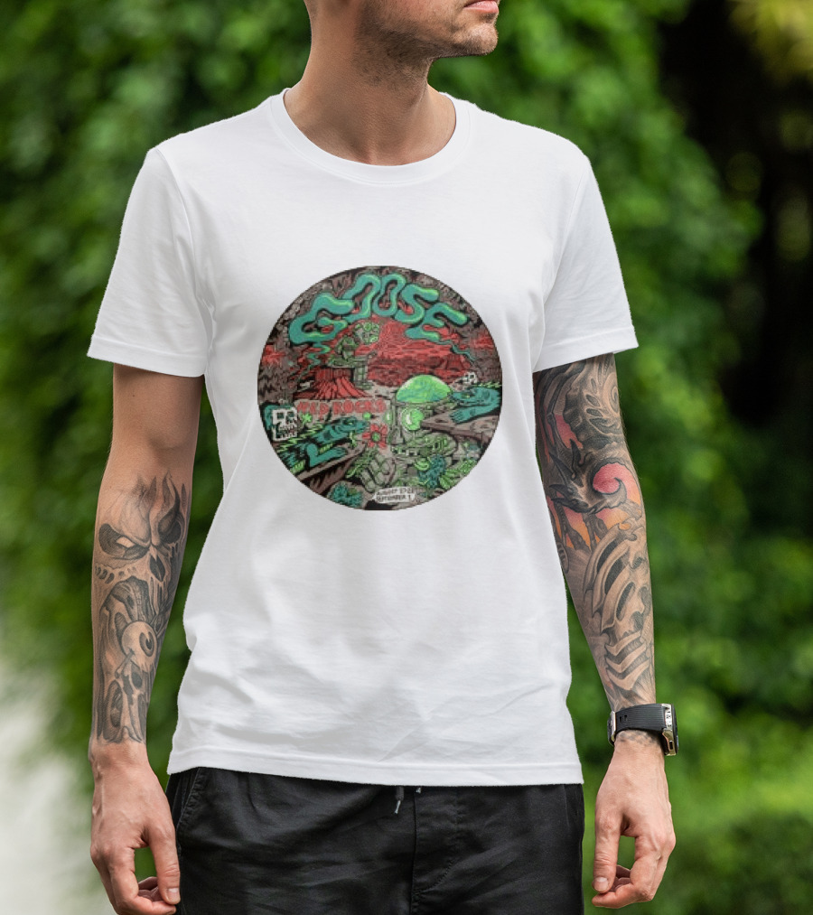 Goose Red Rocks 2026 Killer Acid Event Extraterrestrial Adventure T-Shirt