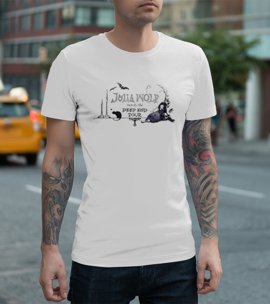 Julia Wolf Deep End Tour 2026 Dolphins And Seahorses T-Shirt