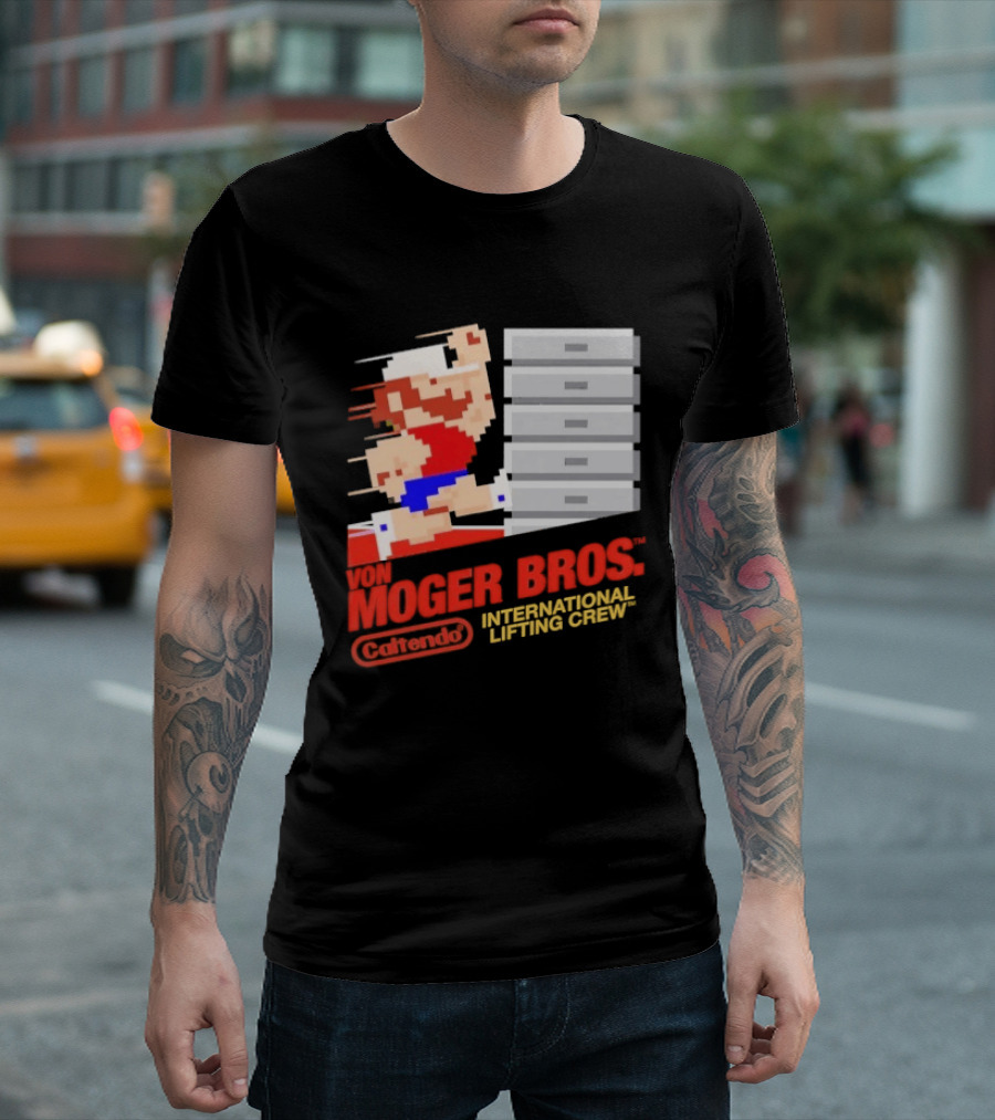 Calum Von Moger Bros Caltendo International Lifting Crew T-Shirt