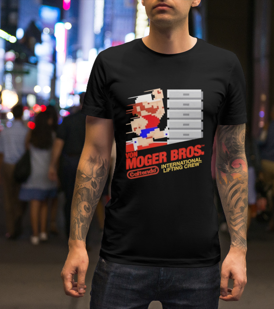 Calum Von Moger Bros Caltendo International Lifting Crew T-Shirt