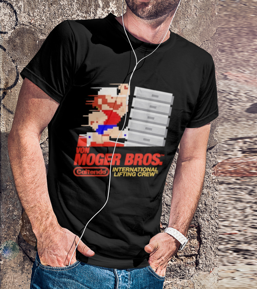 Calum Von Moger Bros Caltendo International Lifting Crew T-Shirt