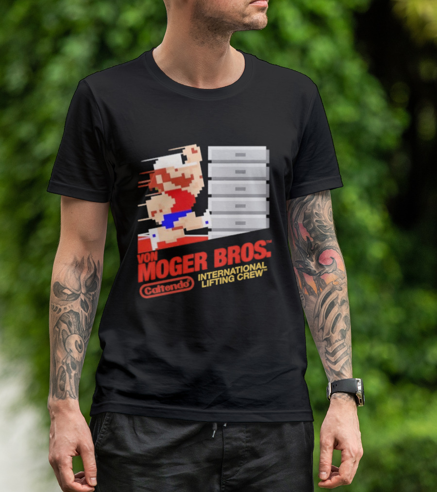 Calum Von Moger Bros Caltendo International Lifting Crew T-Shirt