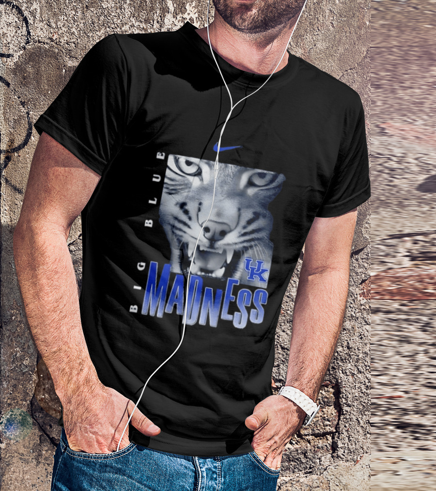 Kentucky Wildcats Big Blue Madness UK Nike Big Head T-Shirt